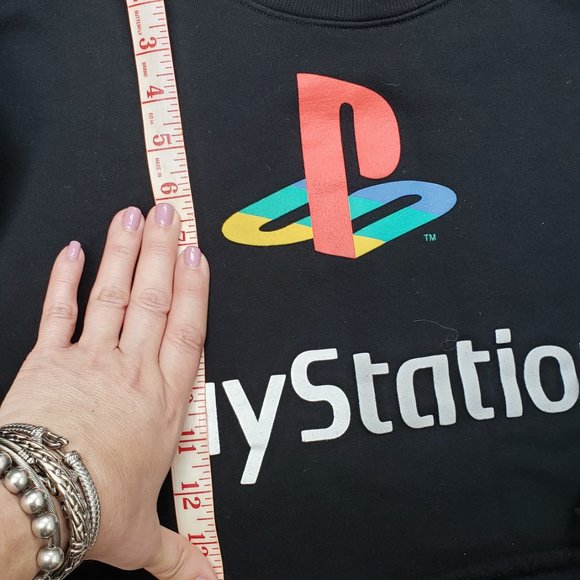 PlayStation Cropped Sweatshirt Size M - Picture 5 of 6